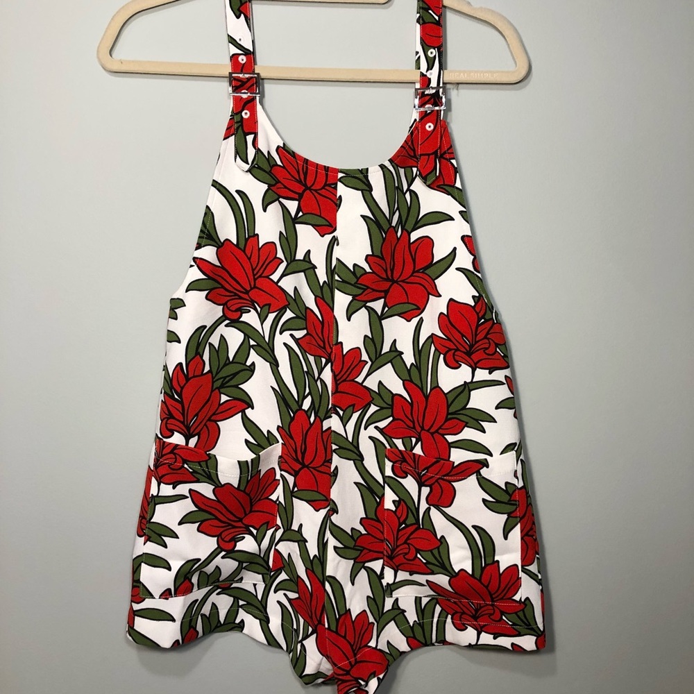 Patterned Overalls from Forever 21.